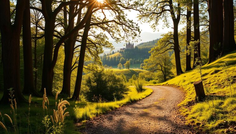 Bensberger Schlossweg in Bergisch Gladbach – Naturpark Bergisches Land, wandern