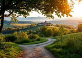 Blick übers Tal – Durch den Hohlweg Runde von Gerresheim Rathaus, wandern